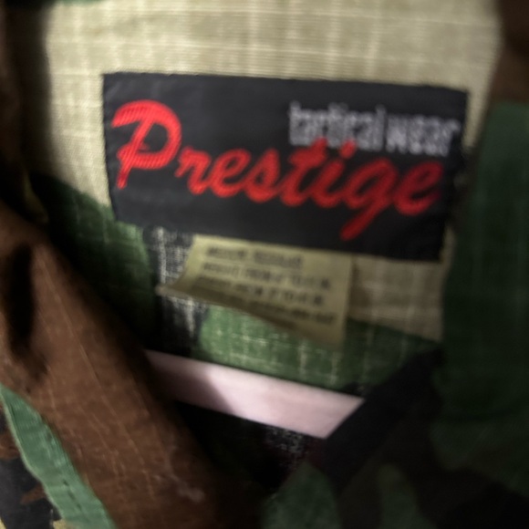 Prestige Tactical Wear camouflage army jacket/shirt sz M - Picture 2 of 2